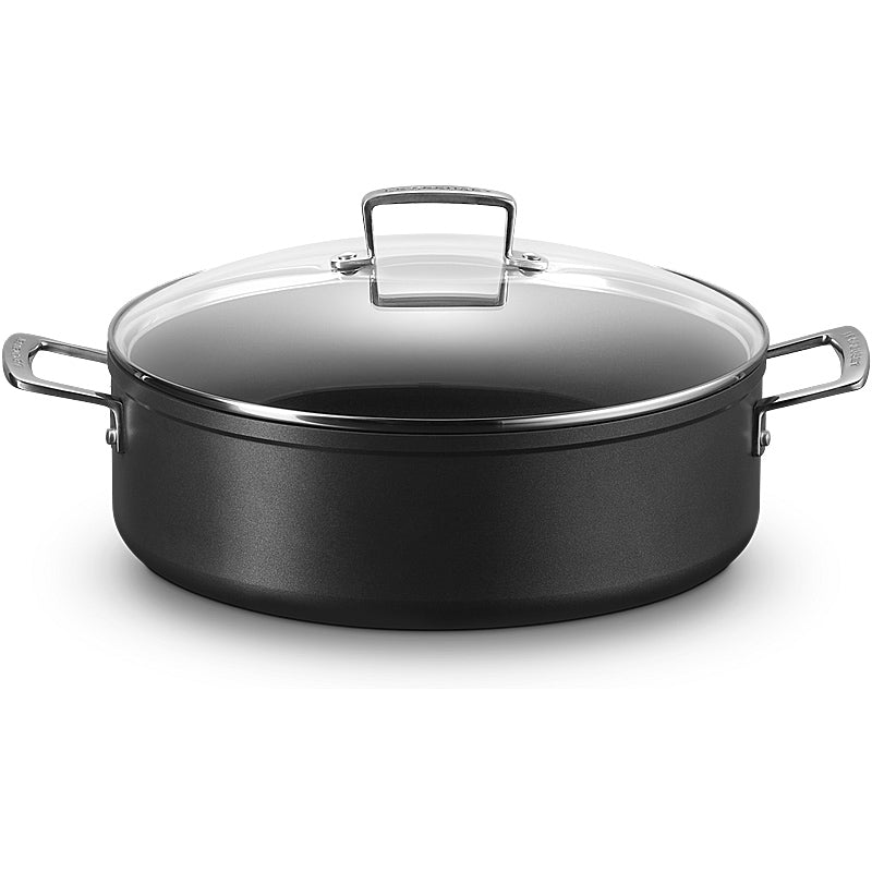 Le Creuset Aluminium-Schmorpfanne mit Glasdeckel 30 cm