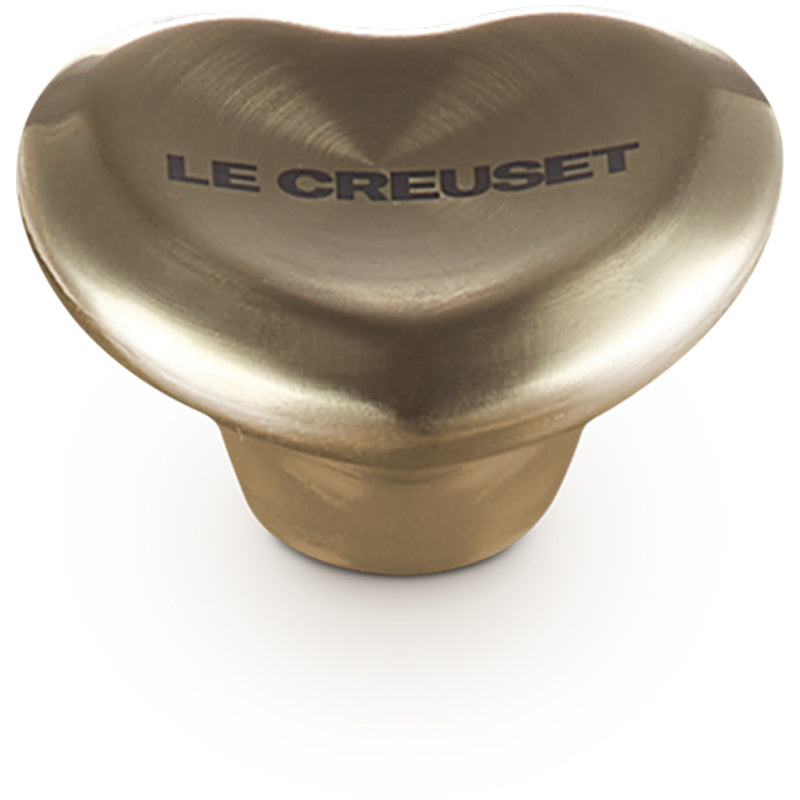 Le Creuset Heart Knob gold-colored