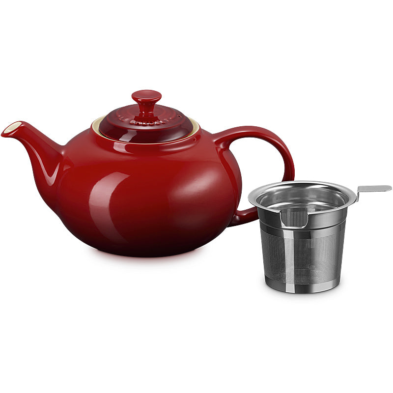 Le Creuset Teekanne mit Sieb 1,3 l Kirschrot
