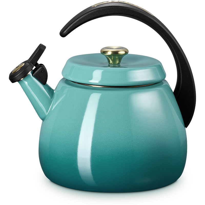 Le Creuset Wasserkessel Cloche 2,1 Liter Bleu Riviera