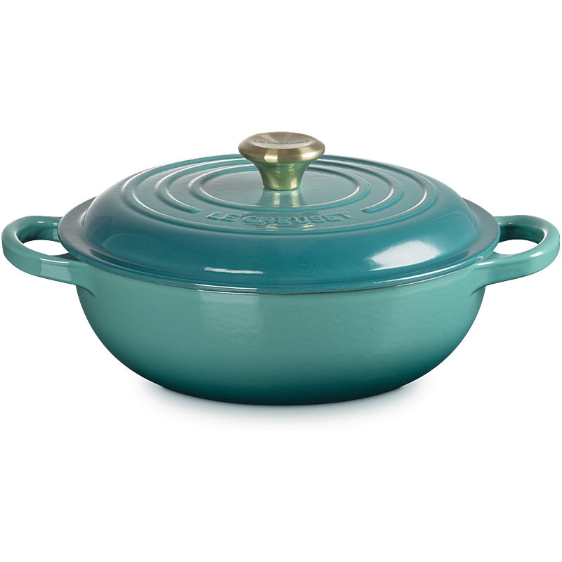 Le Creuset Signature Round Cocotte 22 cm Riviera Blue