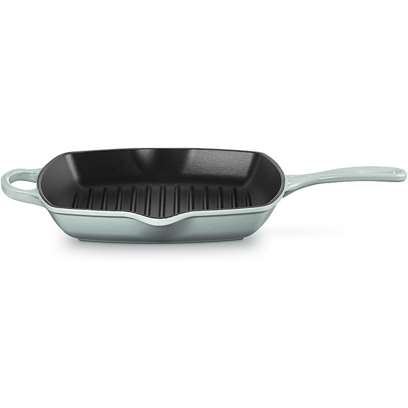 Le Creuset Quadratische Grillpfanne Signature 26 cm Sea Salt