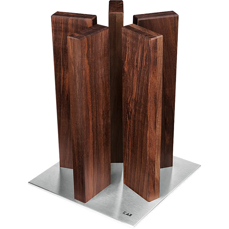 Kai Messerblock Stonehenge Edelstahl/Walnuss STH-5