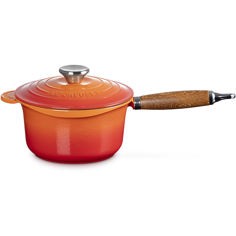 Le Creuset Profitopf 18 cm Ofenrot mit Holzgriff