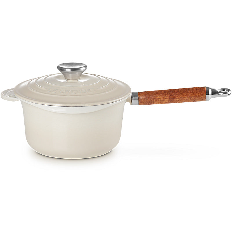 Le Creuset Profitopf mit Holzgriff 18 cm Meringue