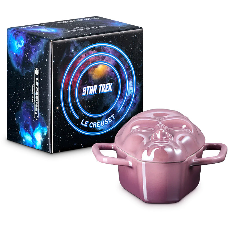 Le Creuset Talosianer Mini-Cocotte 300ml Pearlized Mauve Pink aus Steinzeug