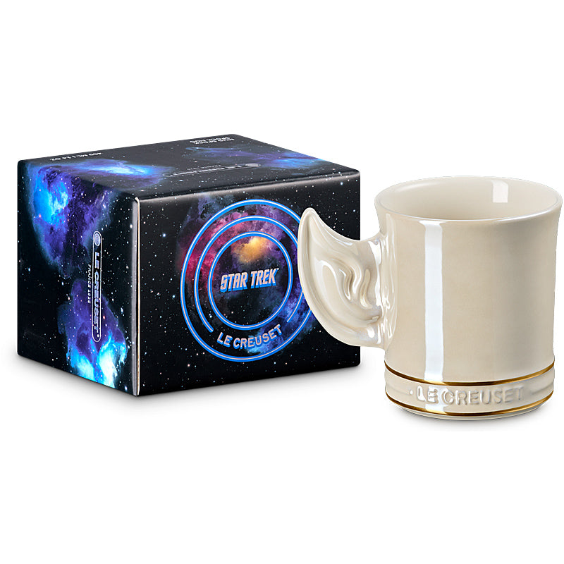 Le Creuset Spock Becher 400ml Pearlized Creme aus Steinzeug