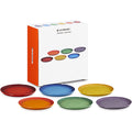 Le Creuset Frühstücksteller Coupe 22cm 6er Set Regenbogen