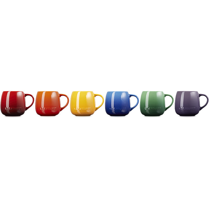 Le Creuset Becher Coupe 320ml 6er Set Regenbogen