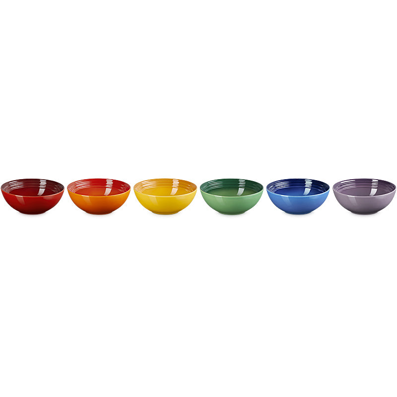 Le Creuset Müslischüssel 16cm 6er Set Regenbogen