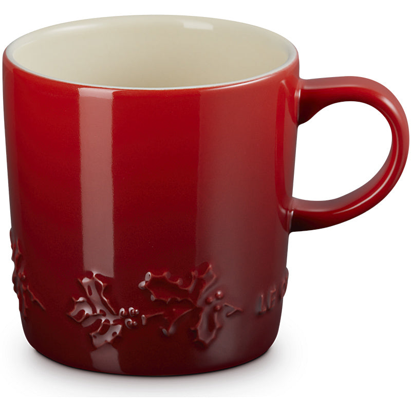 Le Creuset Becher Holly 350 ml Kirschrot