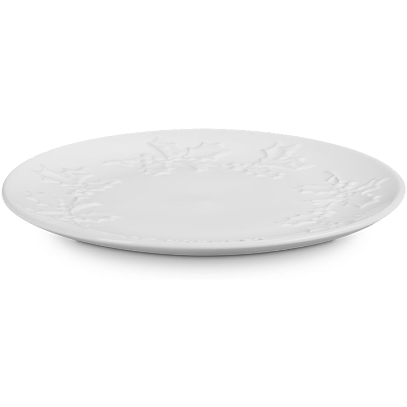 Le Creuset Holly Serving Plate 19 cm White