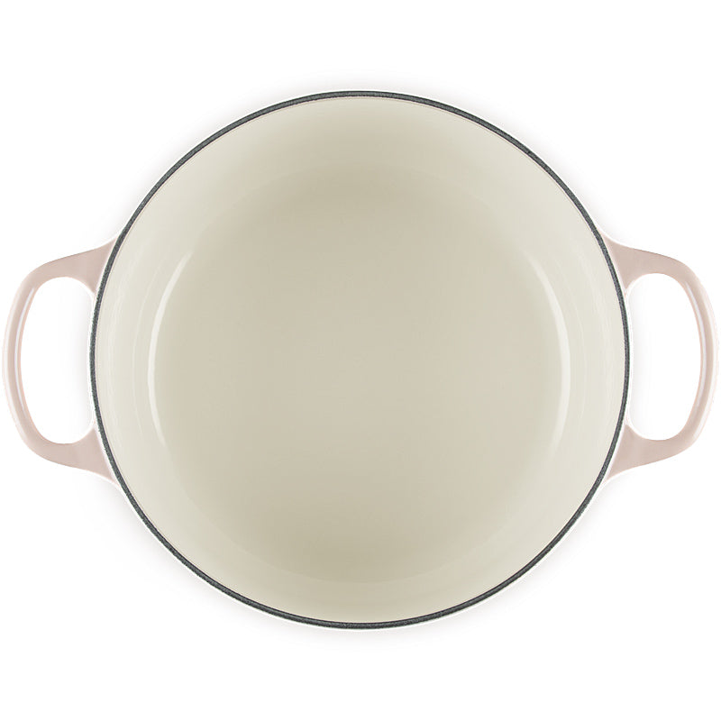 Le Creuset Bräter Signature Blume 26 cm Peche
