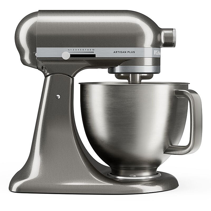 Kitchenaid 5KSM50PKVEMS Artisan Plus Medallion Silber