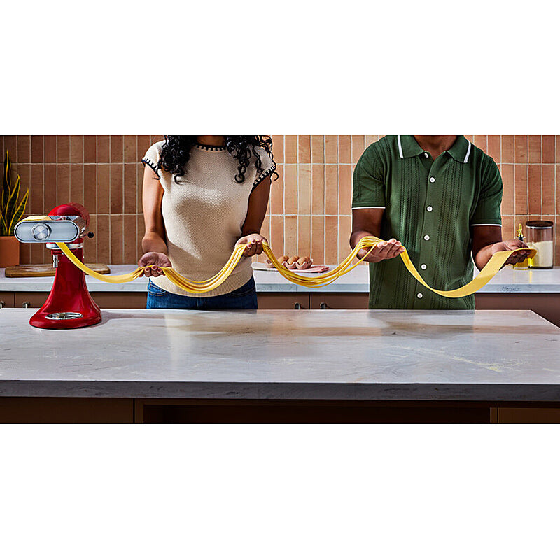 KitchenAid 3-in-1 Nudelvorsatz Edelstahl 5KSM3MPA - Pastaaufsatz für Artisan