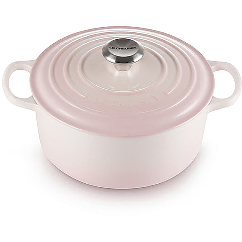 Le Creuset Bräter rund Signature 20cm Shell Pink