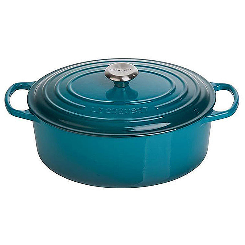 Le Creuset Bräter Signature oval 31 cm Deep Teal