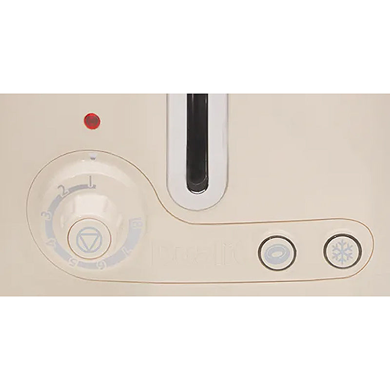 Dualit Lite Gloss Toaster 2-Schlitz Canvas White