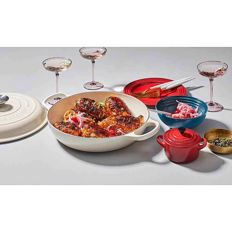 Le Creuset Gourmet Professional Pot Signature 28 cm Meringue