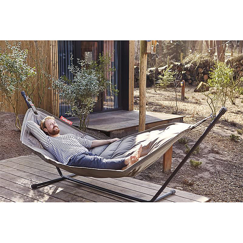 Fatboy® headdemock deluxe incl. Gestell, Kissen und Abdeckhaube jeans light blue