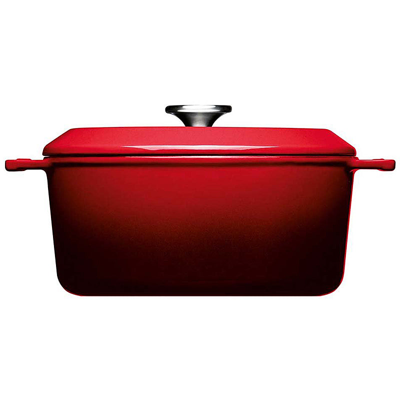 Woll Kasserolle 24cm Gusseisen mit Silikongriffschutz 4,2l 124CI-010 Chili Red