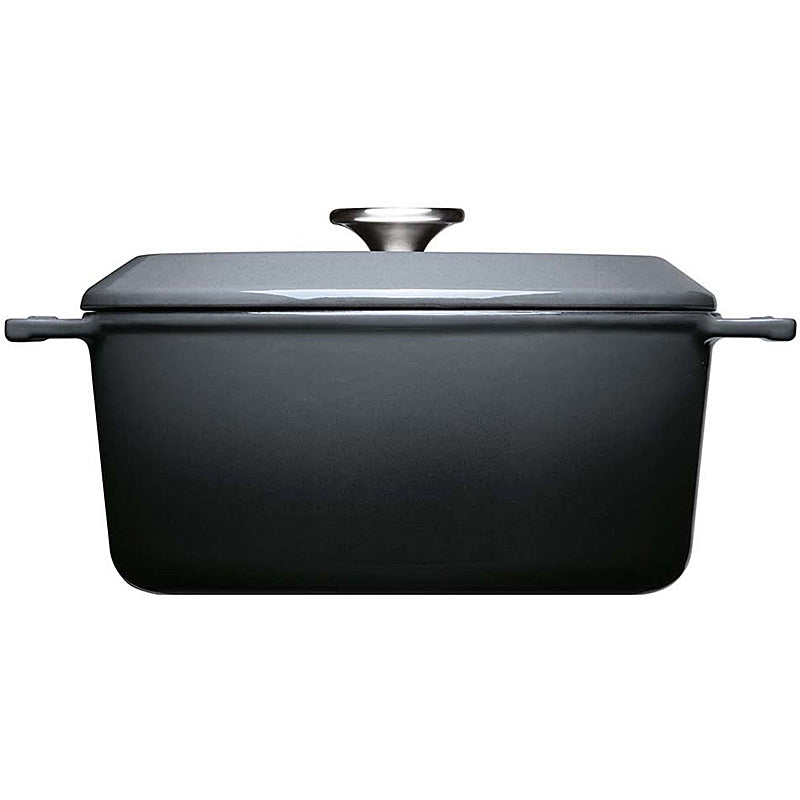 Woll Kasserolle 24cm Gusseisen mit Silikongriffschutz 4,2l 124CI-030 Carbon Grey