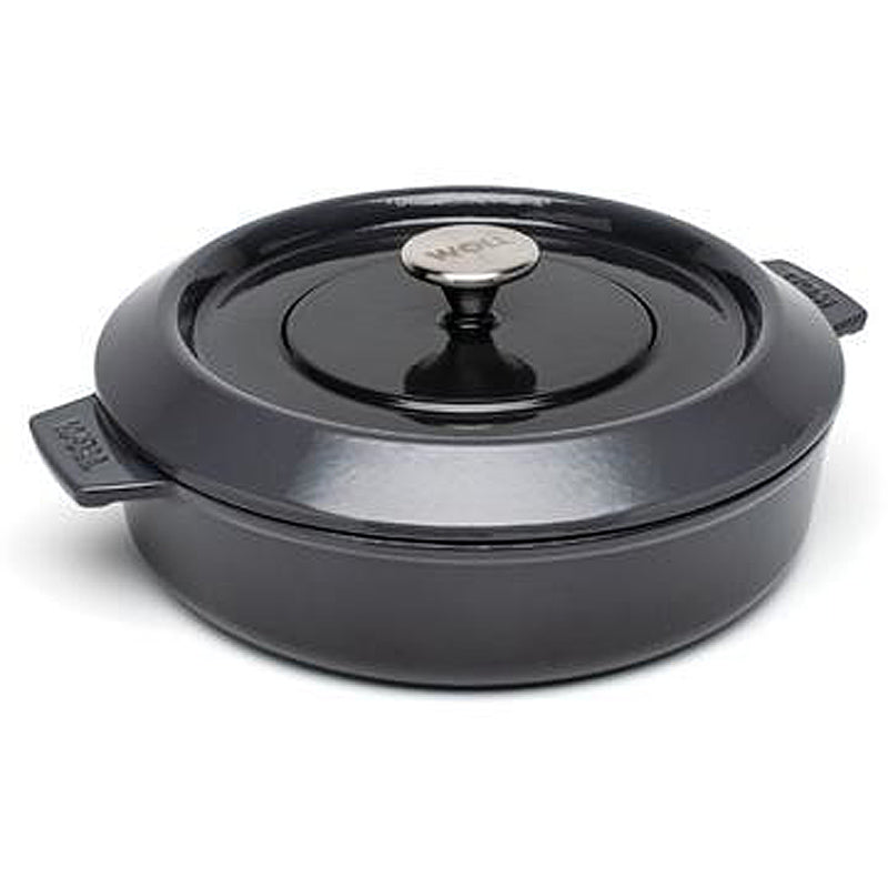 Woll Kasserolle 28cm Gusseisen Silikongriffschutz 3,7l 828CI-030 Carbon Grey