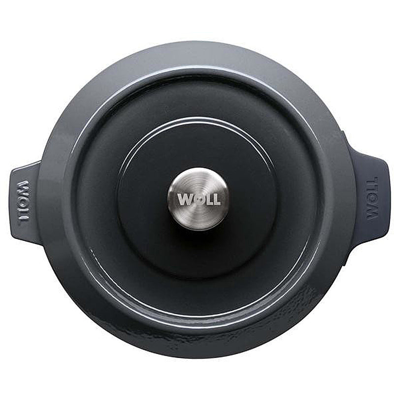 Woll Kasserolle 28cm Gusseisen Silikongriffschutz 3,7l 828CI-030 Carbon Grey