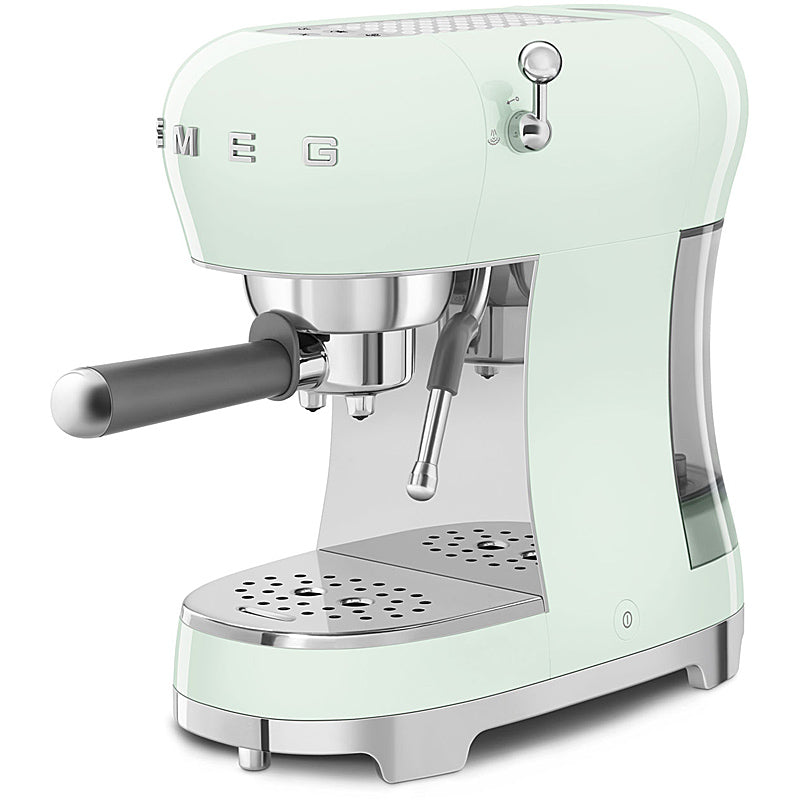SMEG ECF02PGEU 50's Style Espresso-Kaffeemaschine Pastellgrün