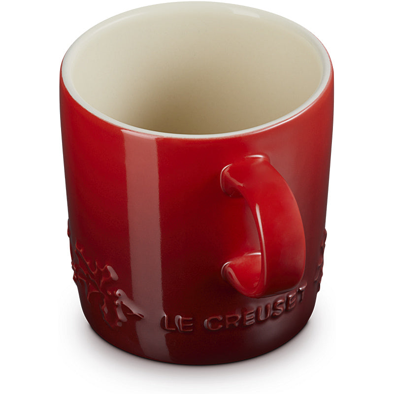 Le Creuset Becher Holly 350 ml Kirschrot