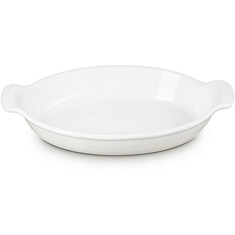 Le Creuset Auflaufform Tradition oval 28 cm Meringue