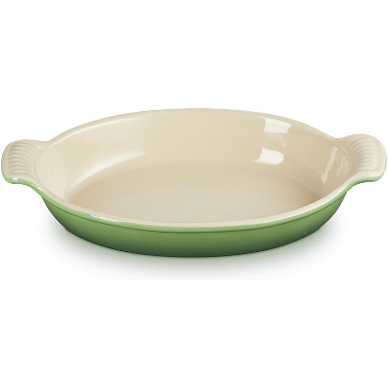 Le Creuset Auflaufform Tradition oval 28 cm Bamboo Green