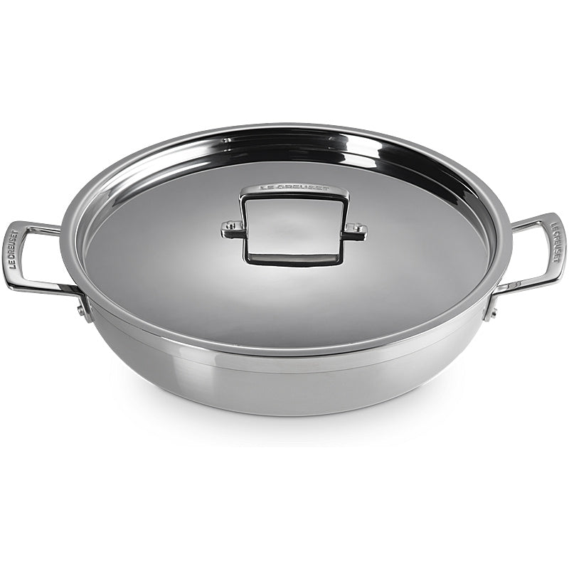 Le Creuset 3-ply Profipfanne mit Deckel antihaft 30 cm