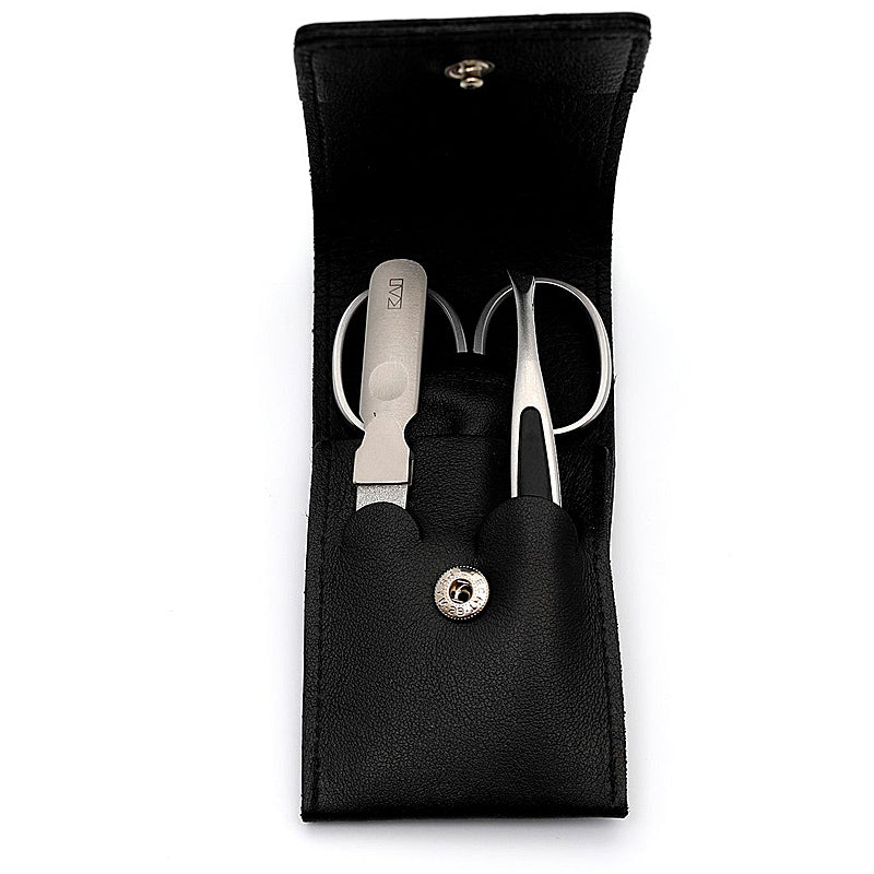 Kai Beauty Care Nagelset Pinzette Nagelschere Nagelpfeile mit Leder Etui