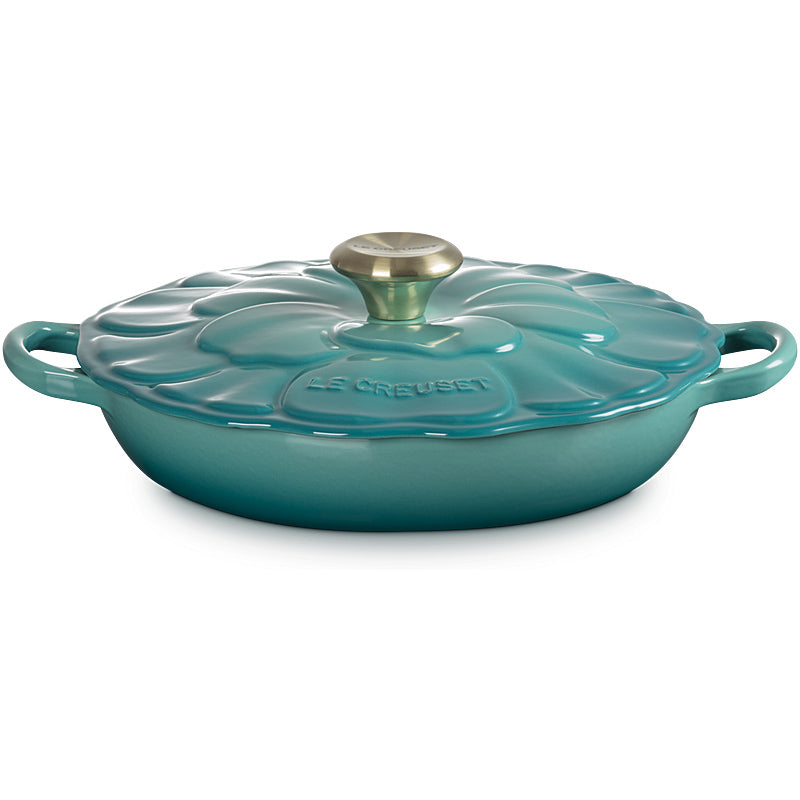 Le Creuset Gourmet-Profitopf Signature Blume 26 cm Bleu Riviera