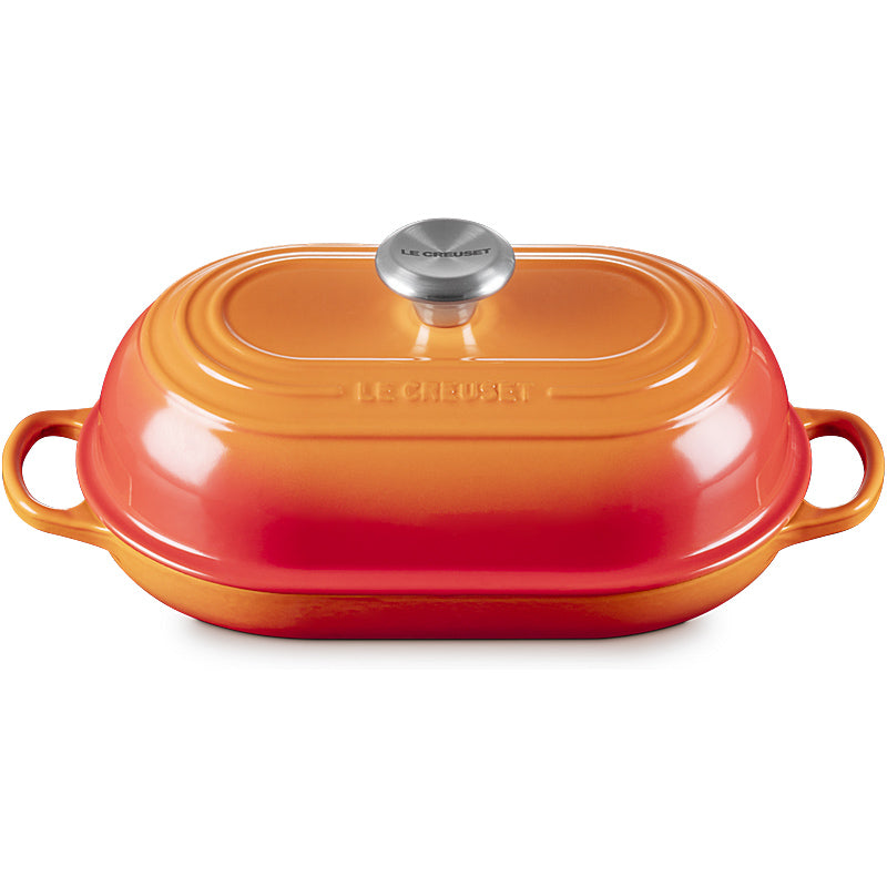 Le Creuset Brot Bräter Signature oval 29 cm Ofenrot