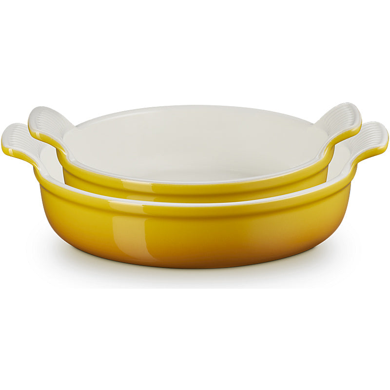 Le Creuset Tradition Round Casserole Dish Set 20/24 cm Nectar 