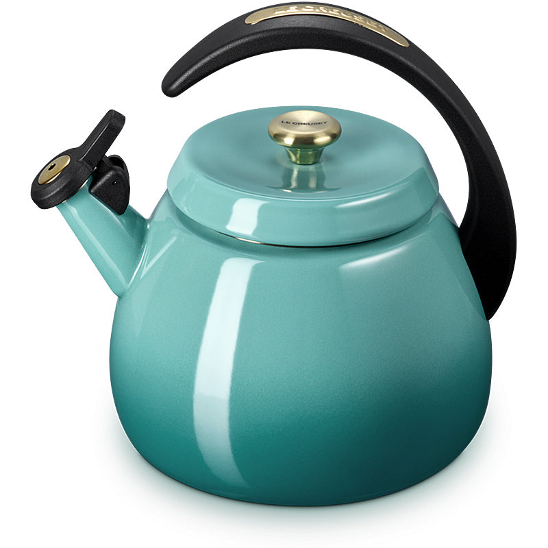 Le Creuset Wasserkessel Cloche 2,1 Liter Bleu Riviera