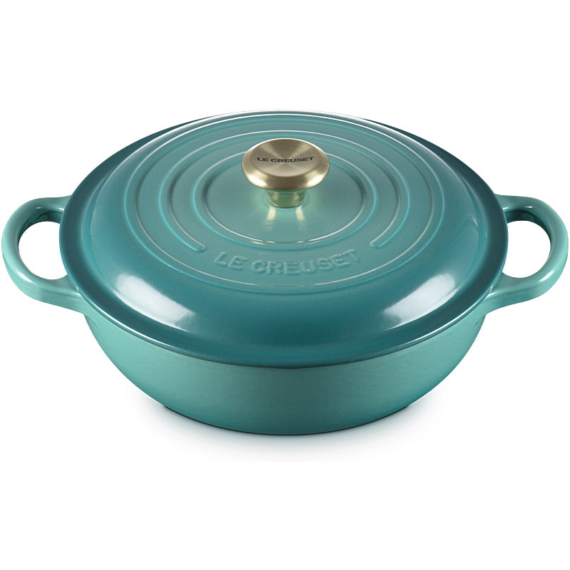 Le Creuset Signature Round Cocotte 22 cm Riviera Blue