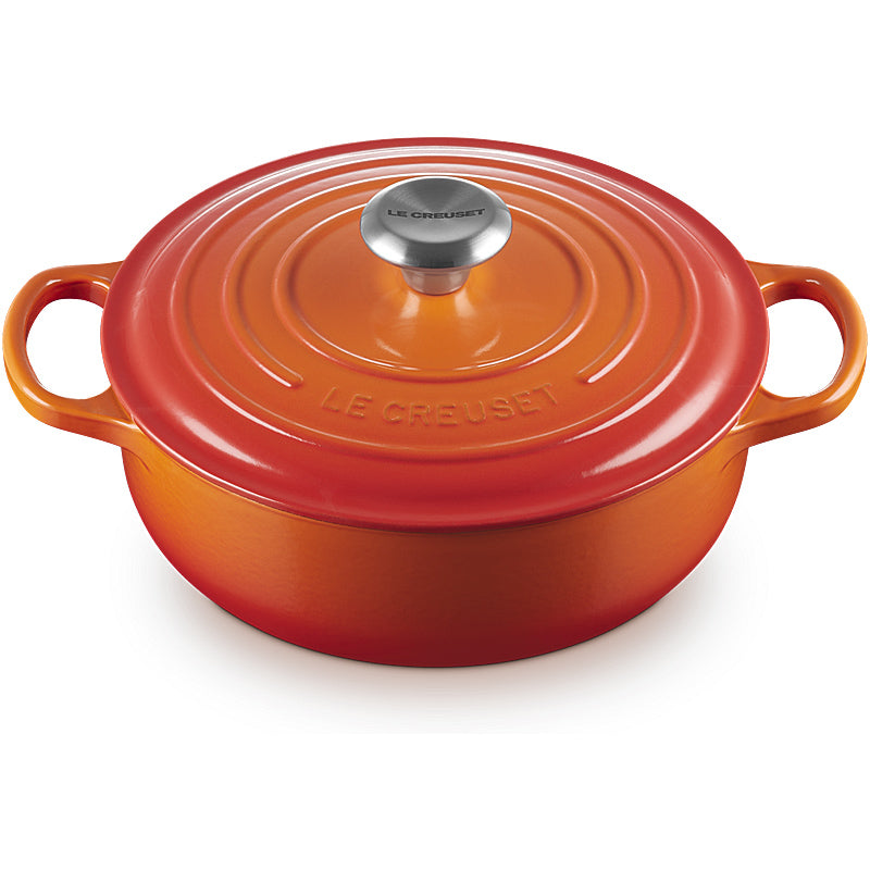 Le Creuset Sauteuse Signature 24 cm Ofenrot