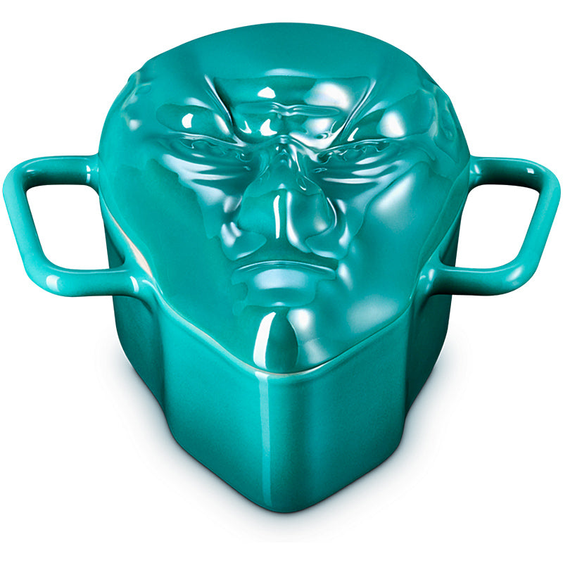 Le Creuset Balok Mini-Cocotte 300ml Pearlized Bleu Riviera aus Steinzeug