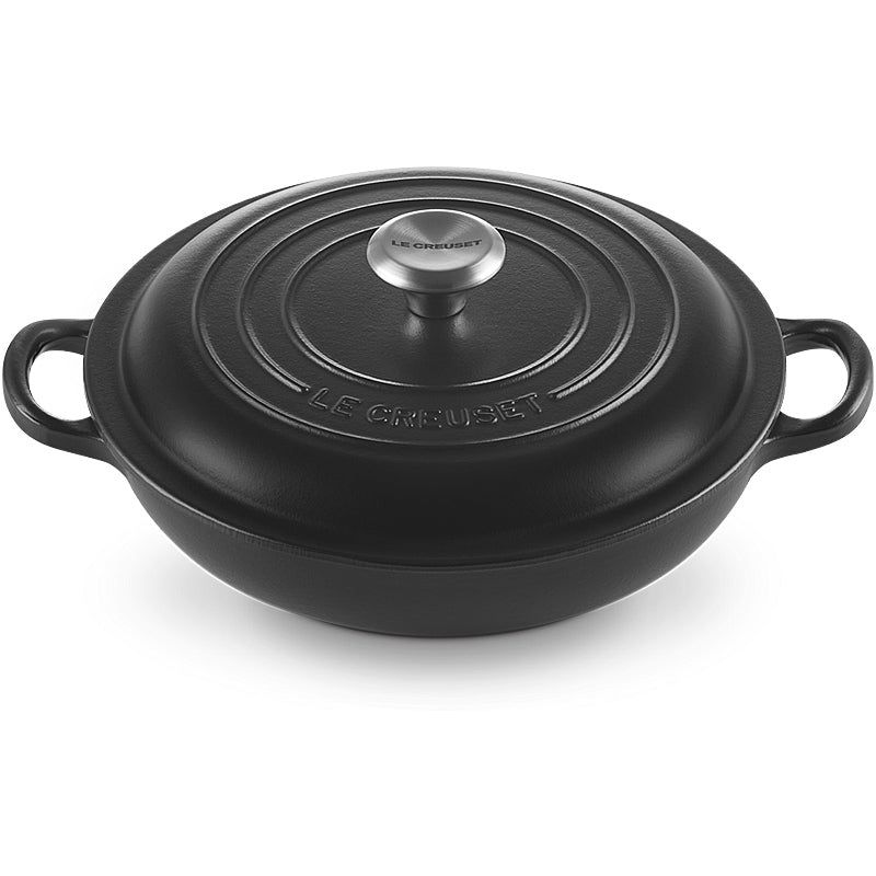 Le Creuset Gourmet-Profitopf Signature 28 cm Schwarz Matt
