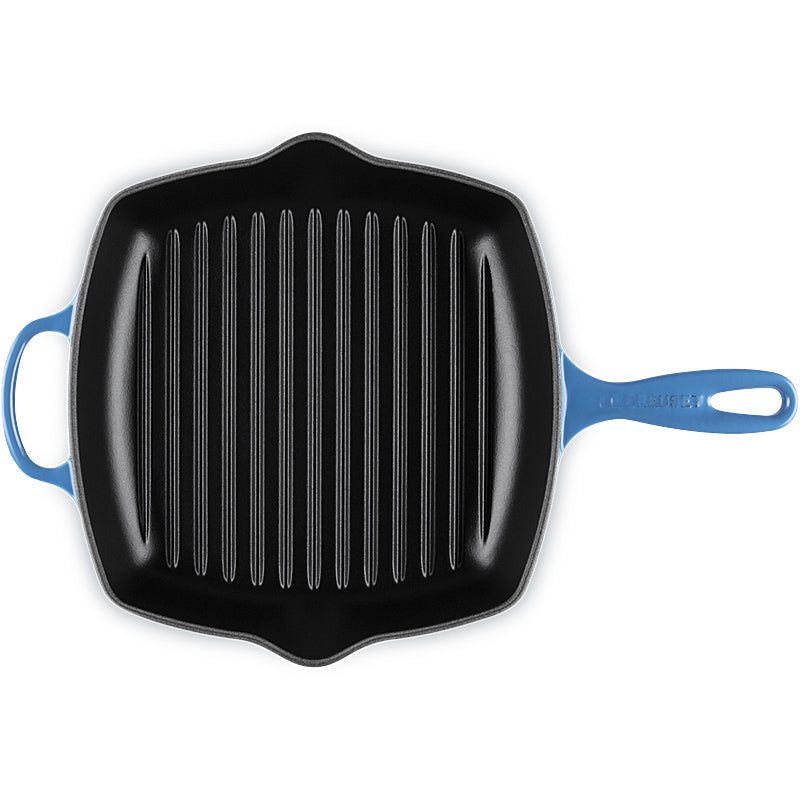 Le Creuset Grillpfanne quadratisch Signature 26 cm Azure