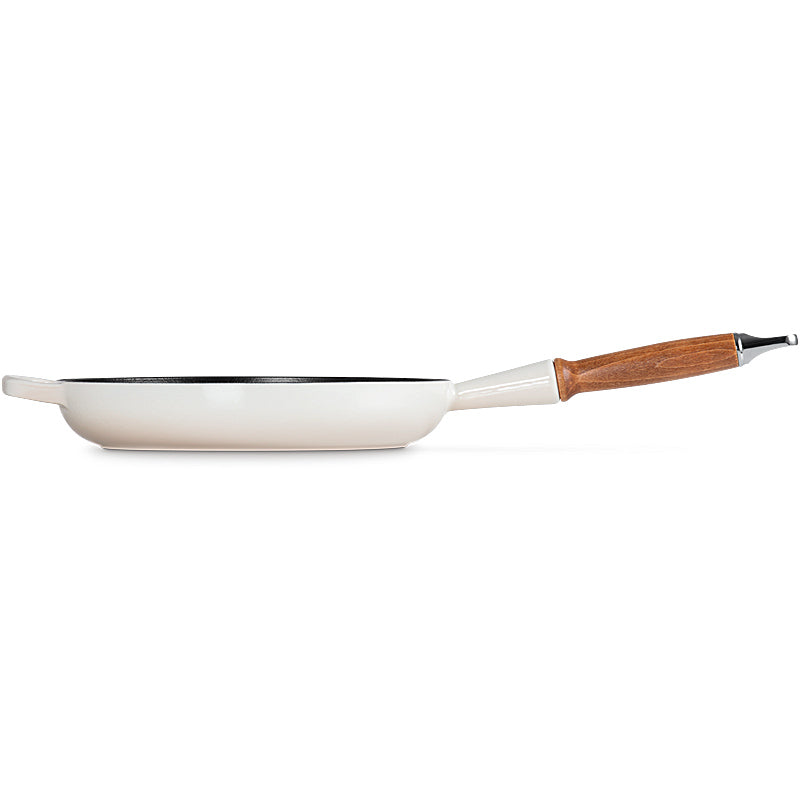 Le Creuset Bratpfanne mit Holzgriff Signature 26 cm Meringue