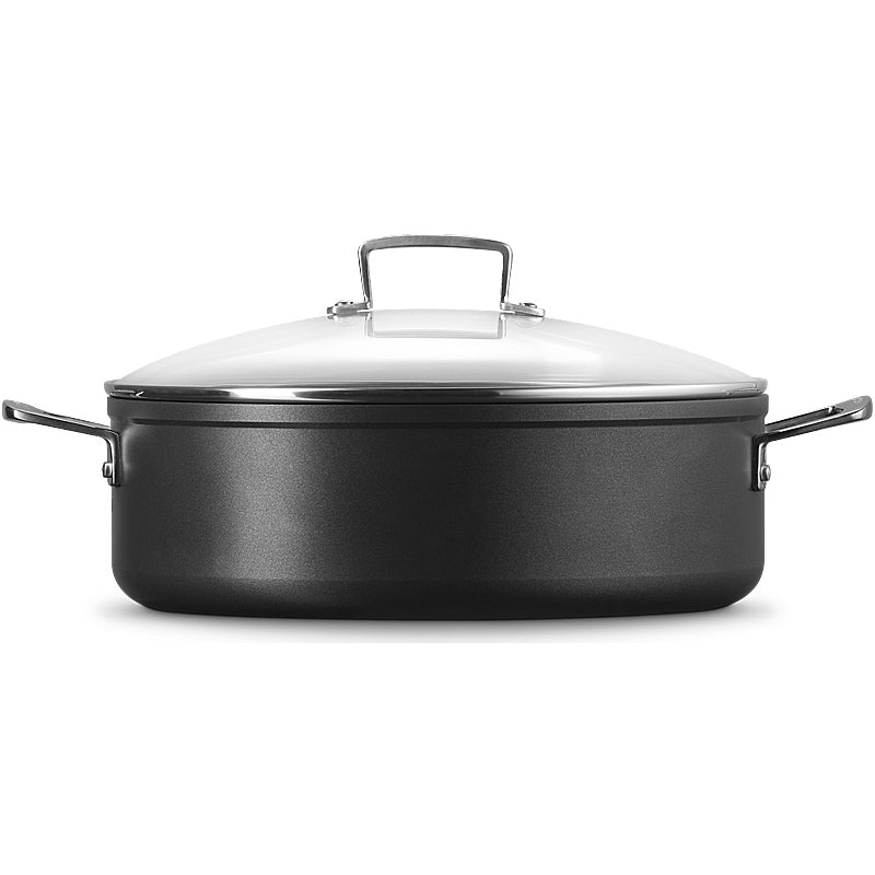 Le Creuset Aluminium-Schmorpfanne mit Glasdeckel 30 cm