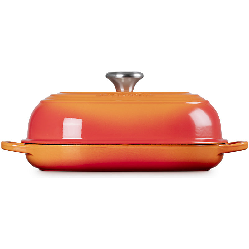 Le Creuset Brot Bräter Signature oval 29 cm Ofenrot