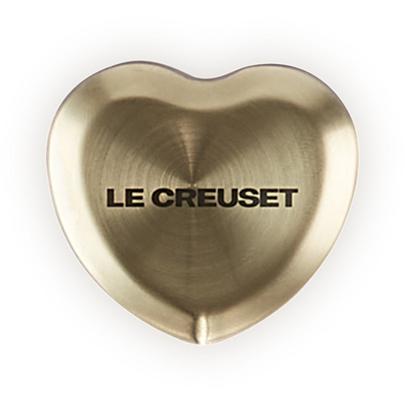 Le Creuset Heart Knob gold-colored
