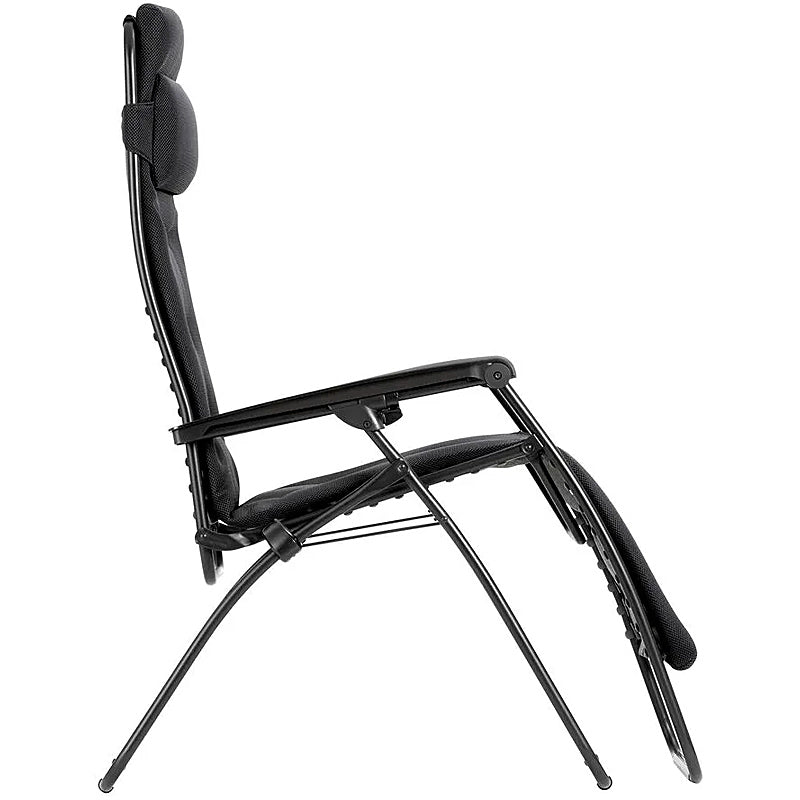 Lafuma RSX XL Clip Relaxation Chair Air Comfort Zero Gravity Color: ACIER TUBE NOIR LFM2059-6135