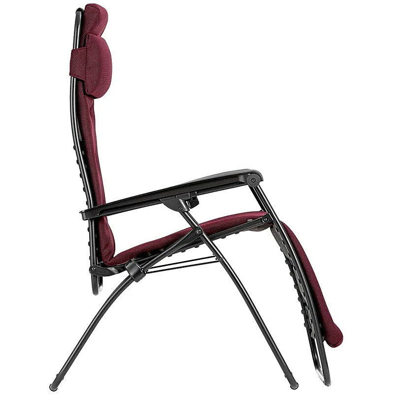 Lafuma RSX Clip relaxation chair Air Comfort Zero Gravity Color: BORDEAUX TUBE NOIR LFM2058-3186