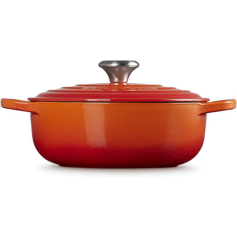Le Creuset Sauteuse Signature 24 cm Ofenrot